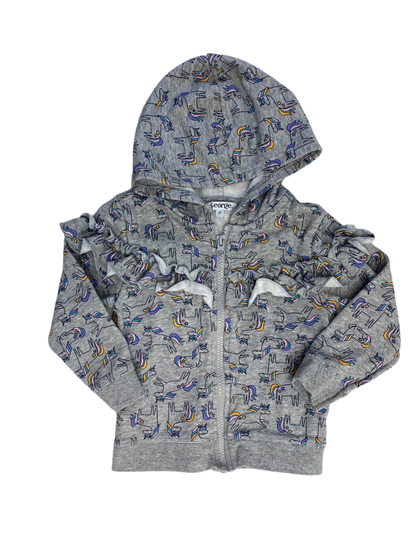 BNWNT George Zip-Up Hoodie 3T