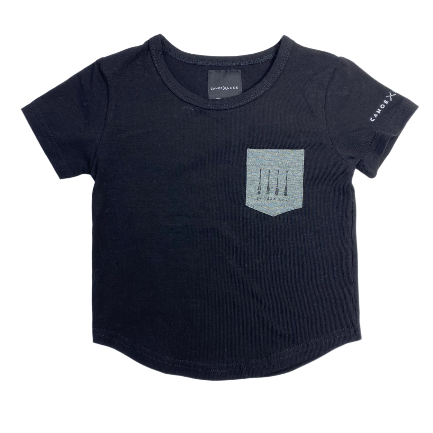 BNWT Canoe and Lake Black T-Shirt