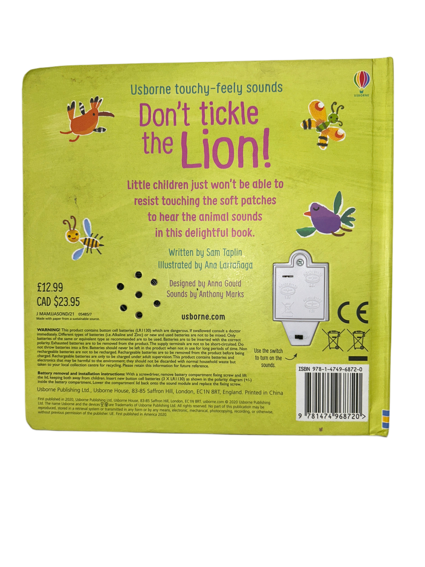 Usborne Don’t Tickle The Lion