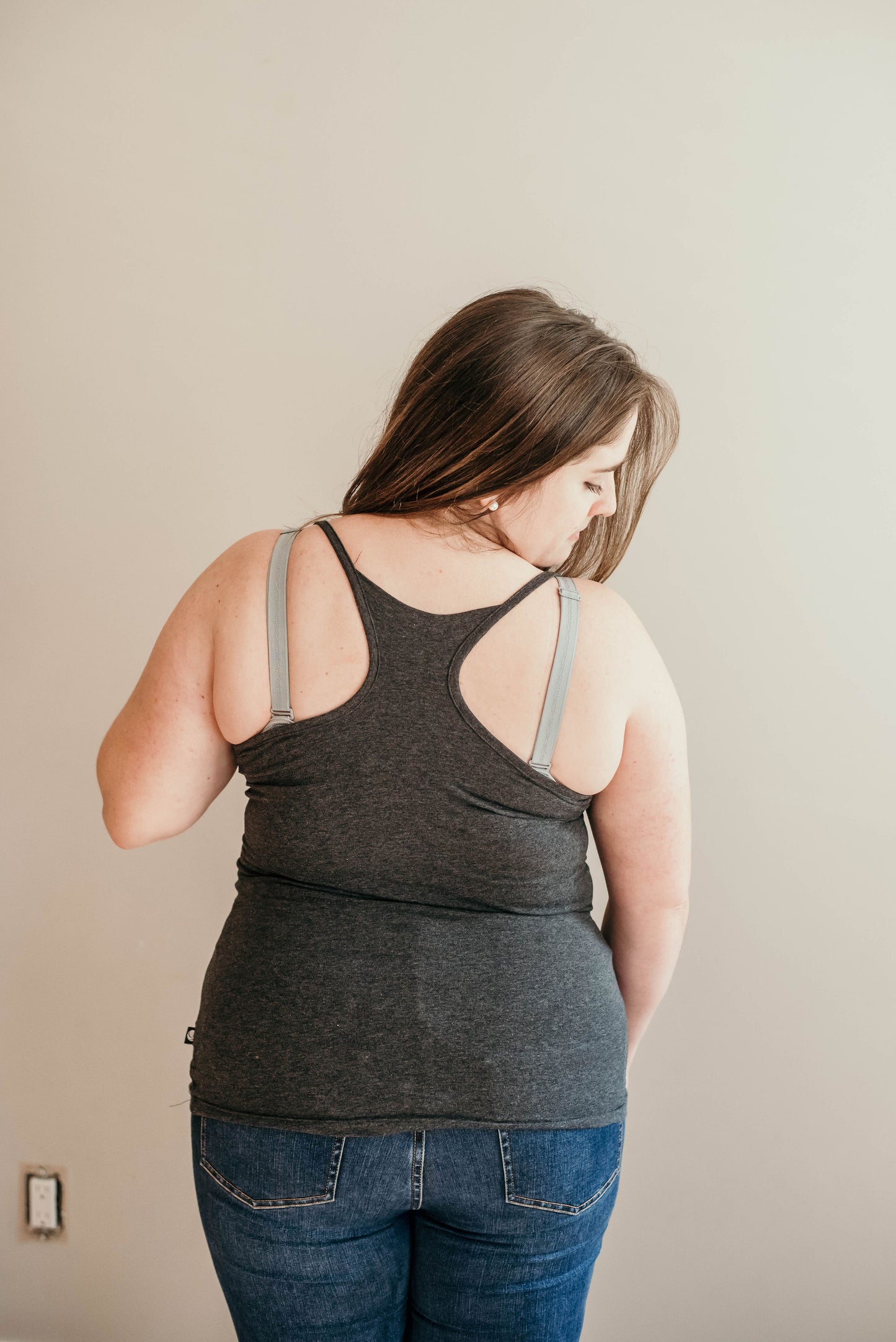 LIKE NEW Luxury Bamboo Naked Nursing Tank