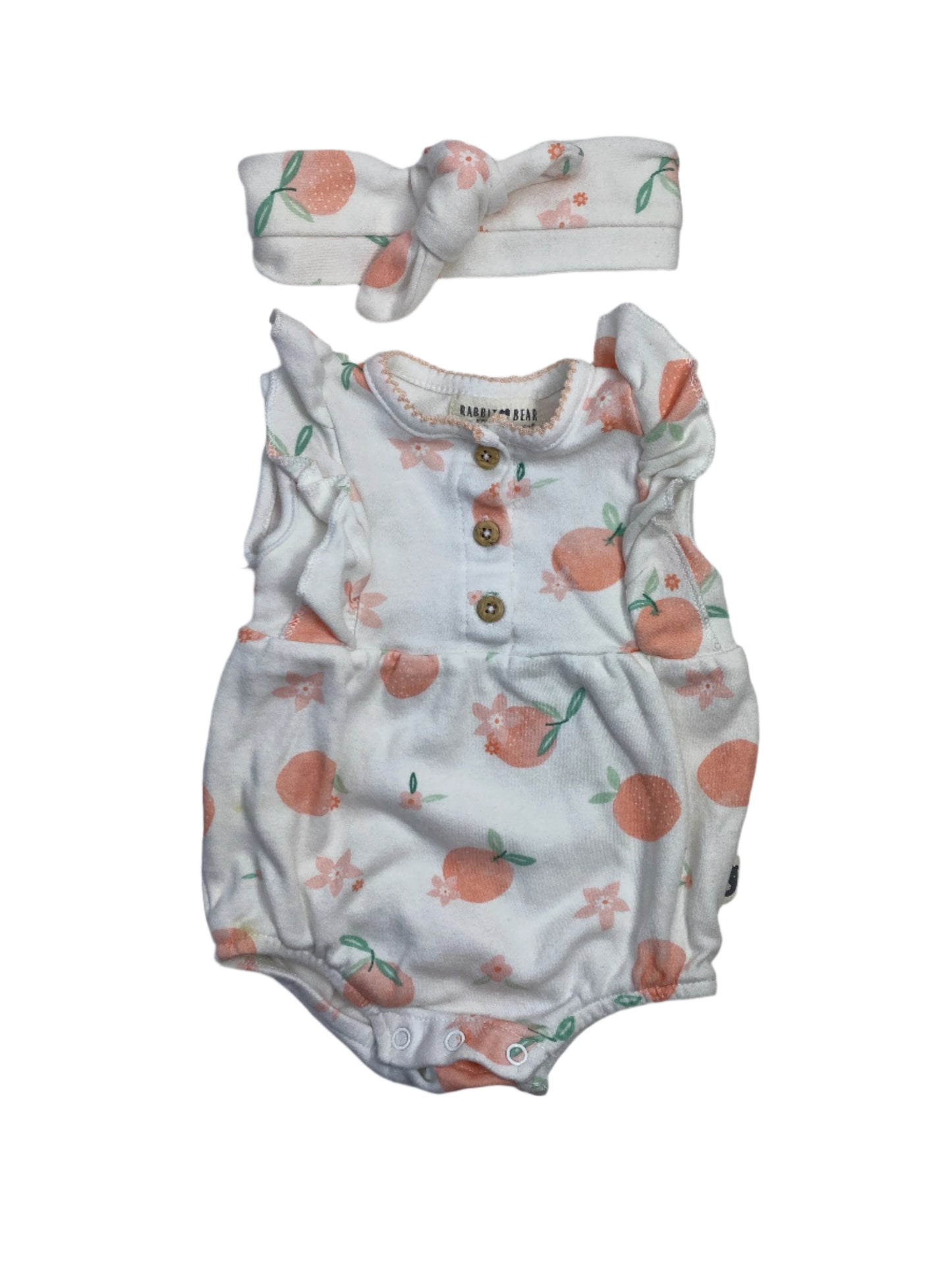 Rabbit & Bear Romper Set 0-3M