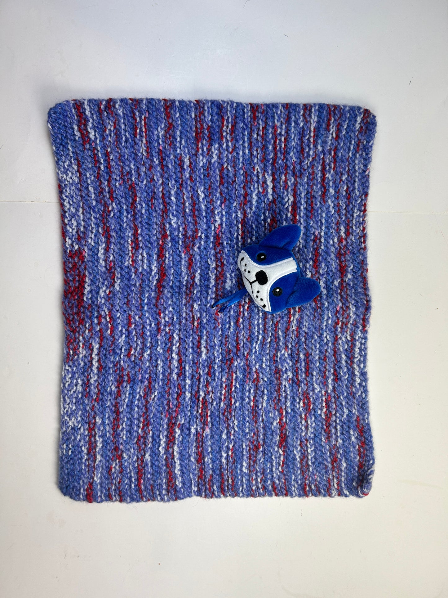 Hand Knit Lovey with Puppy