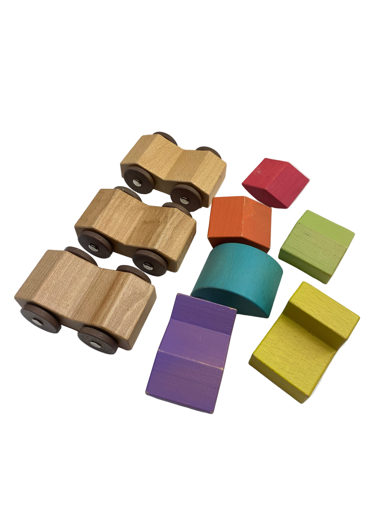 Wooden Cars & Build Set