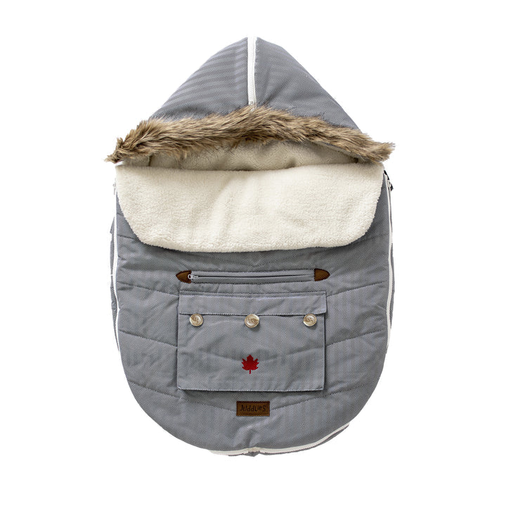 BNIB Juddlies Car Seat Cover in Herringbone Grey