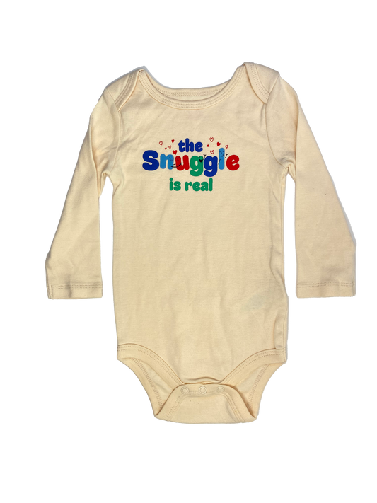 "The Snuggle Is Real" Onesie 6-12M