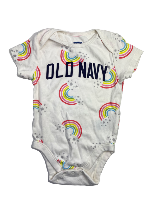 Old Navy Rainbow Onesie 6-12M