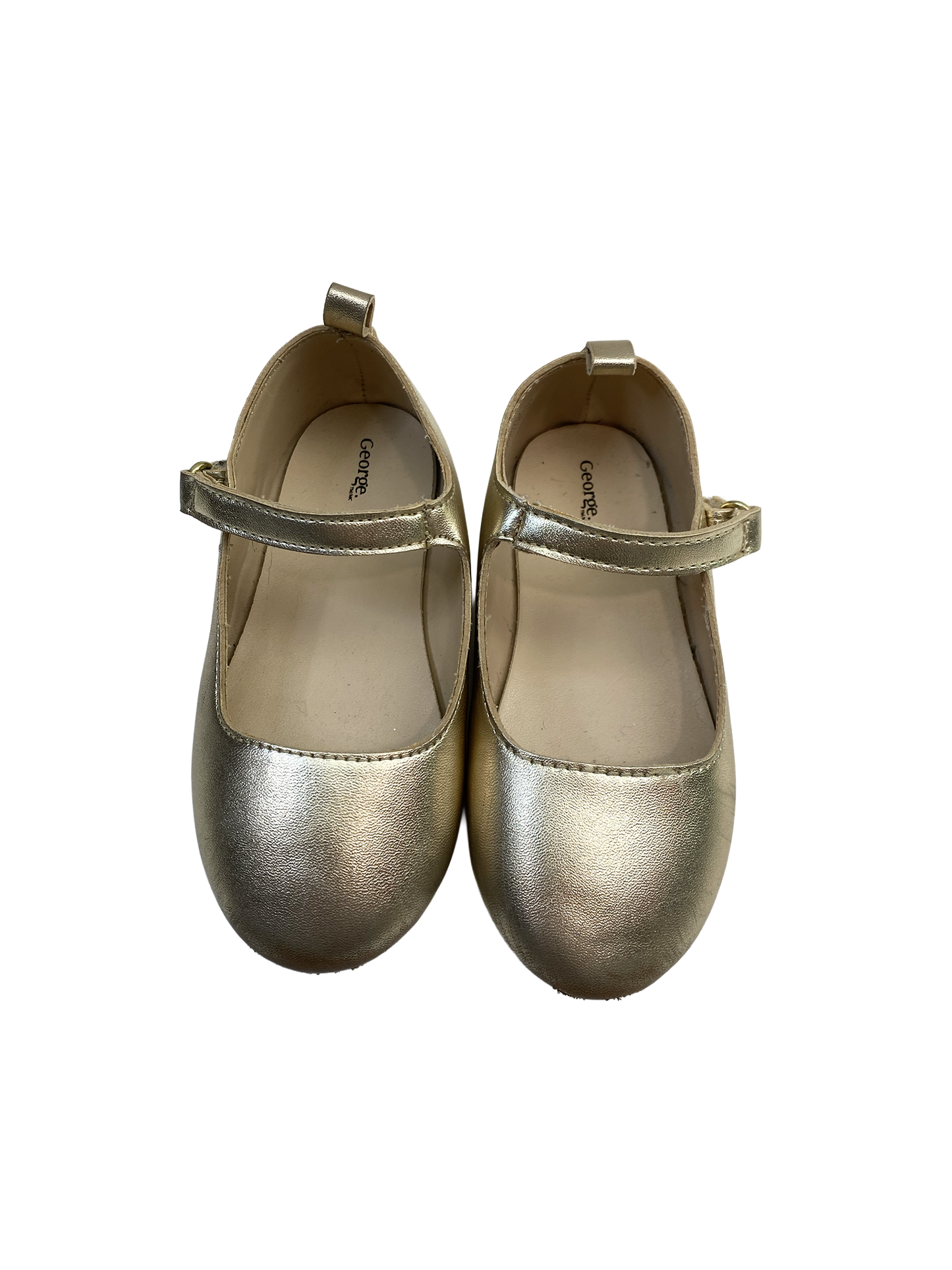 George Gold Ballet Flats 7T
