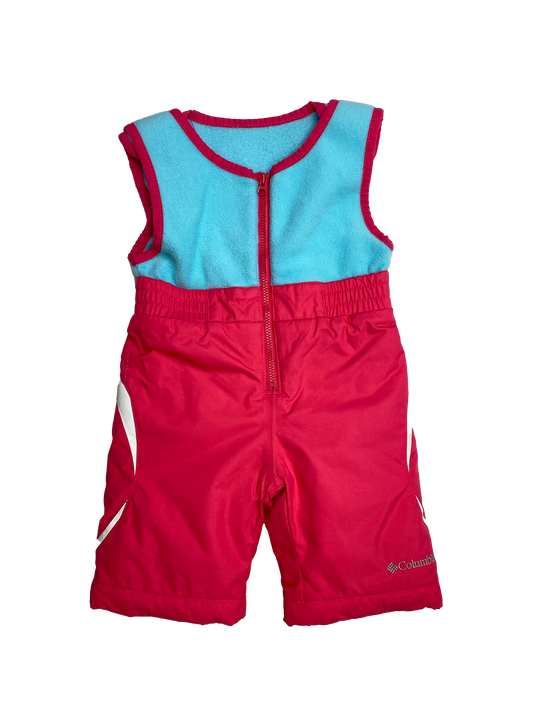 Columbia Pink Snowsuit 6M