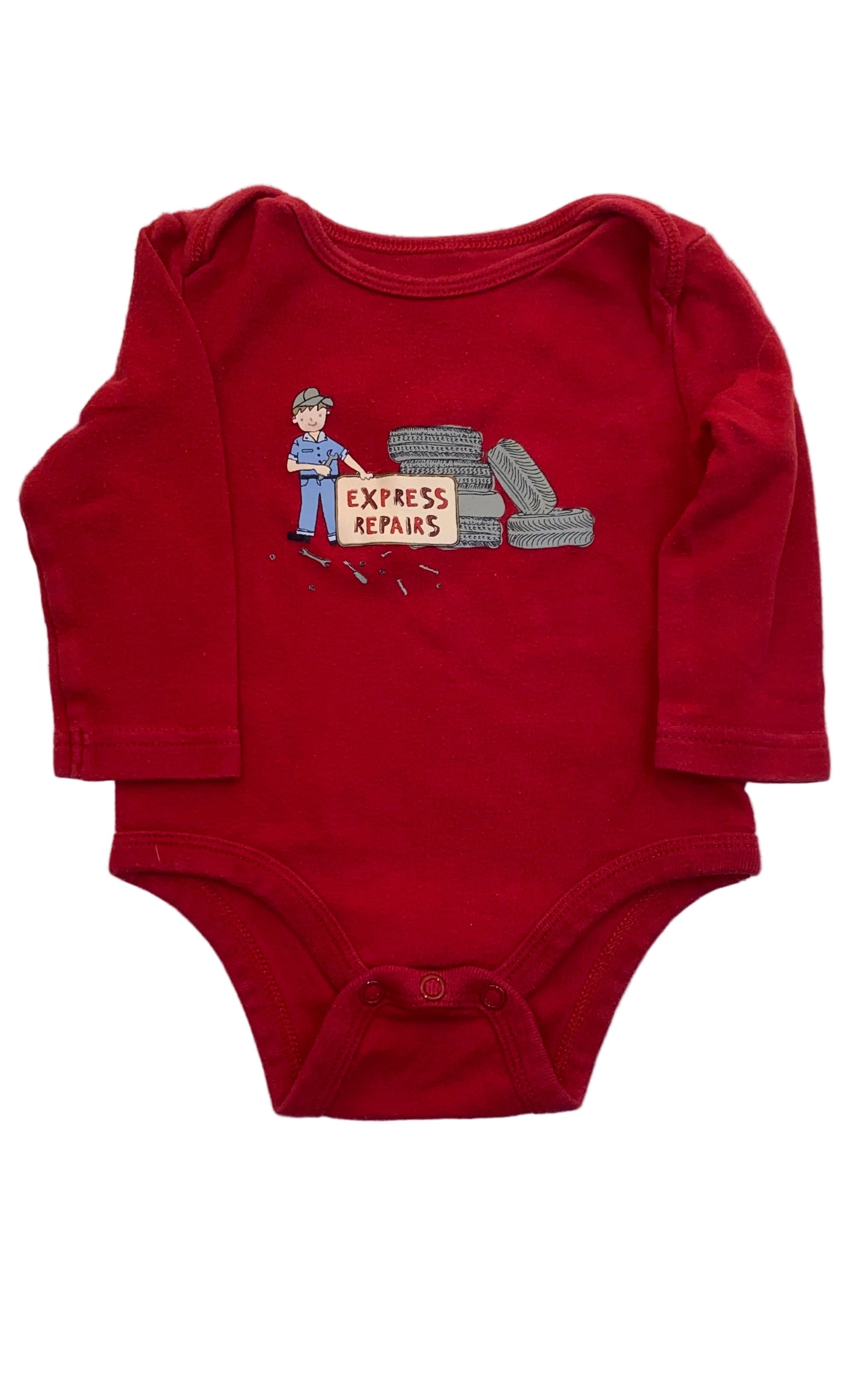 Joe Fresh Long Sleeve Onesie 3-6M