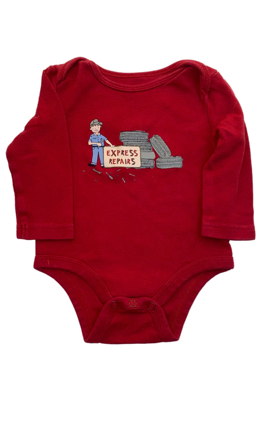 Joe Fresh Long Sleeve Onesie 3-6M