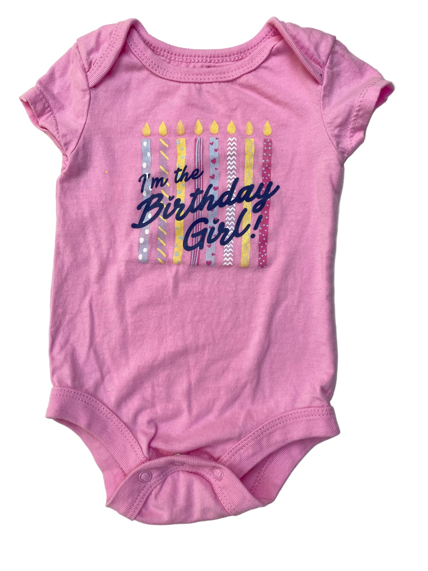 George Birthday Girl Onesie 0-3M
