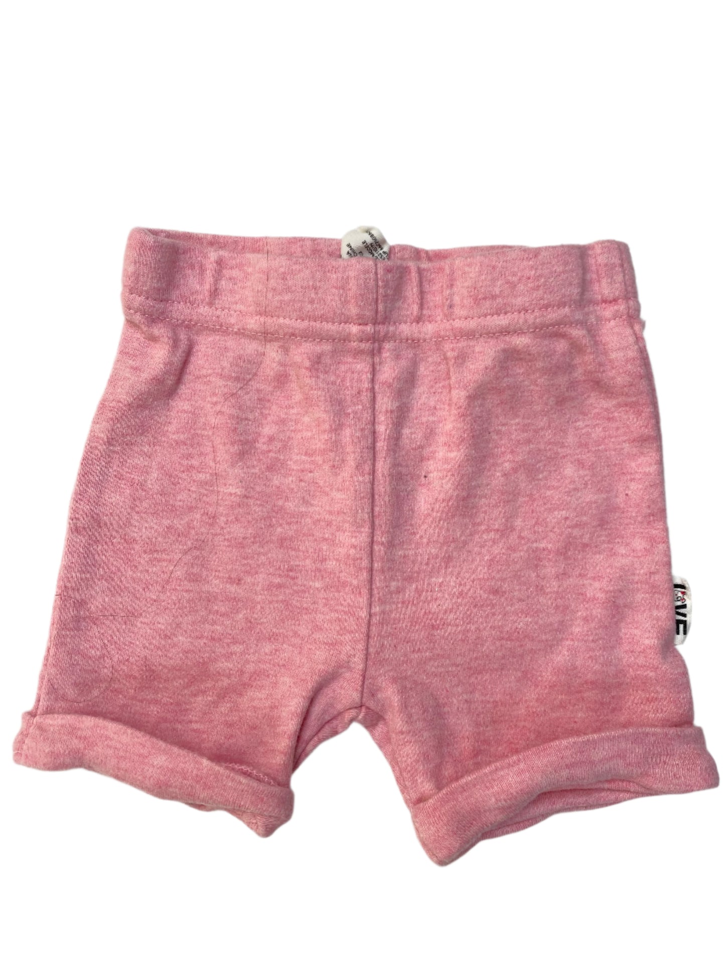 Love Ellen Pink Shorts 3-6M