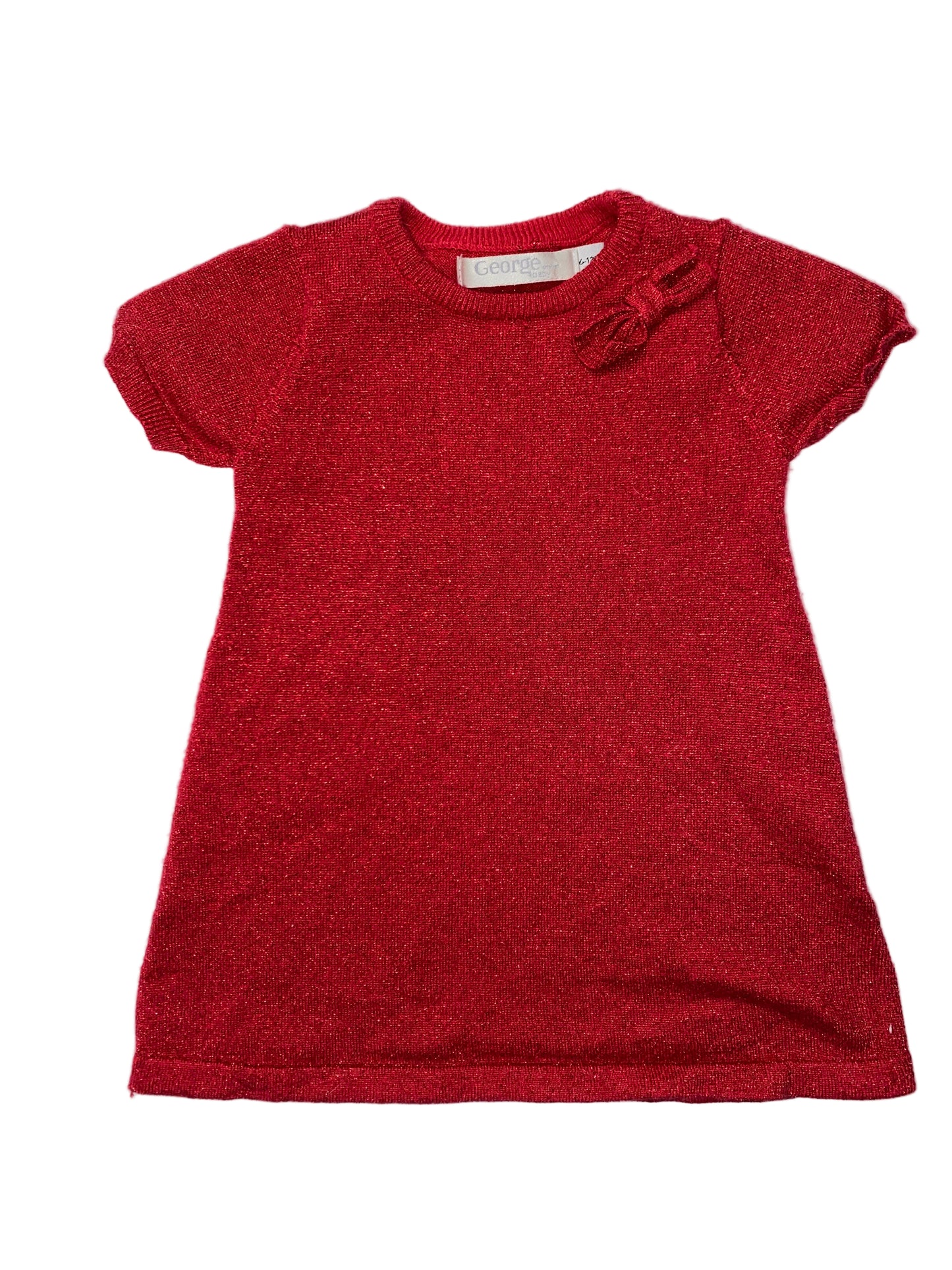 George Dress With Bow 6-12M