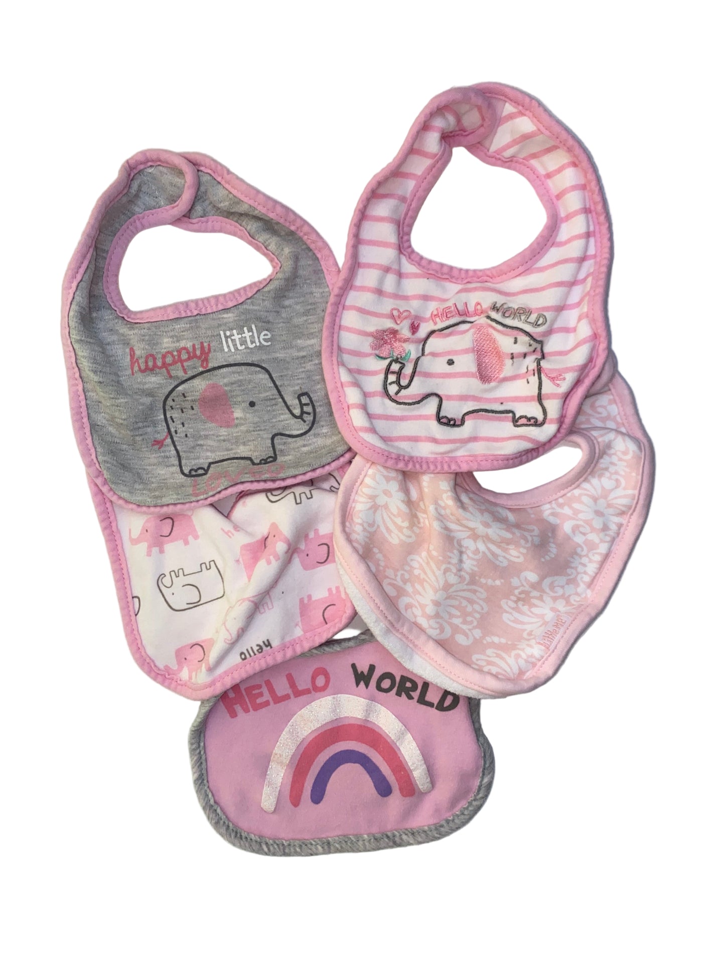 Duck Duck Goose 5-Pack Bibs OS