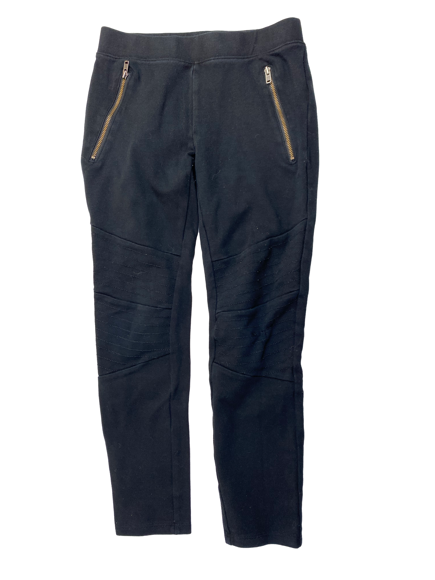 Gap Kids Black Pull-On Pants with Zipper Pockets M(8)