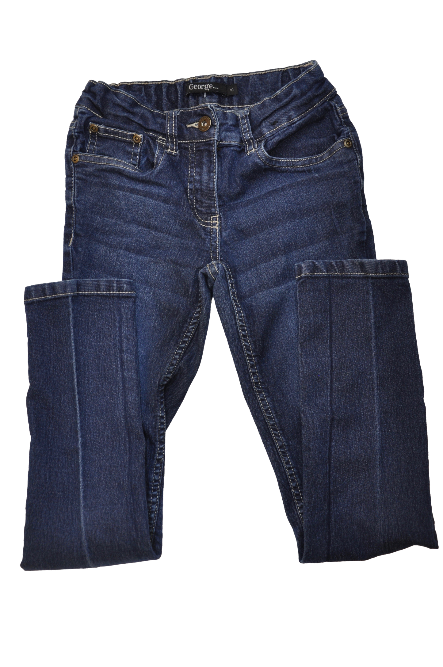 George Skinny Leg Dark Wash Jeans 10