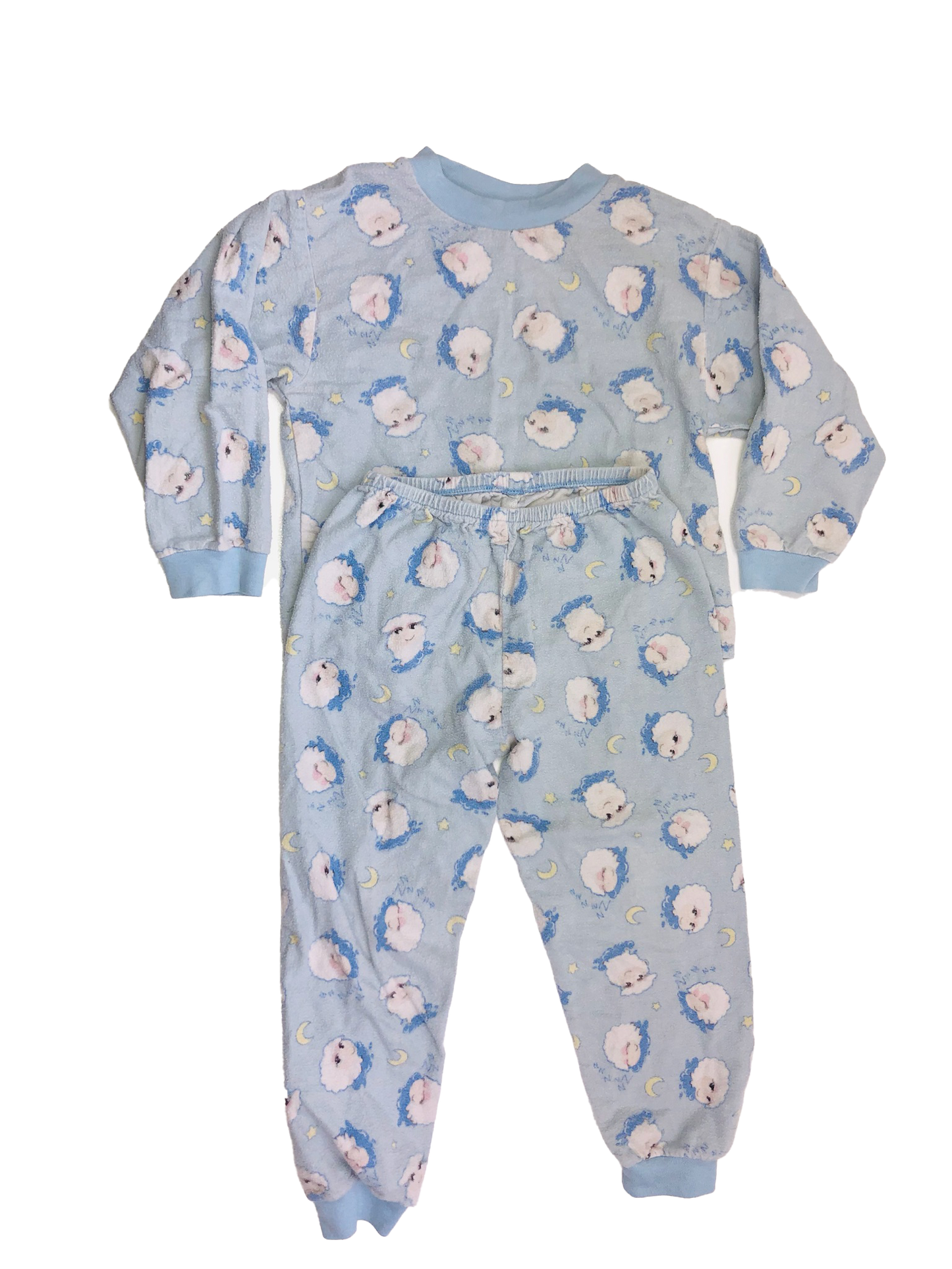 Jellifish Kids Blue PJ Set with Clouds 5