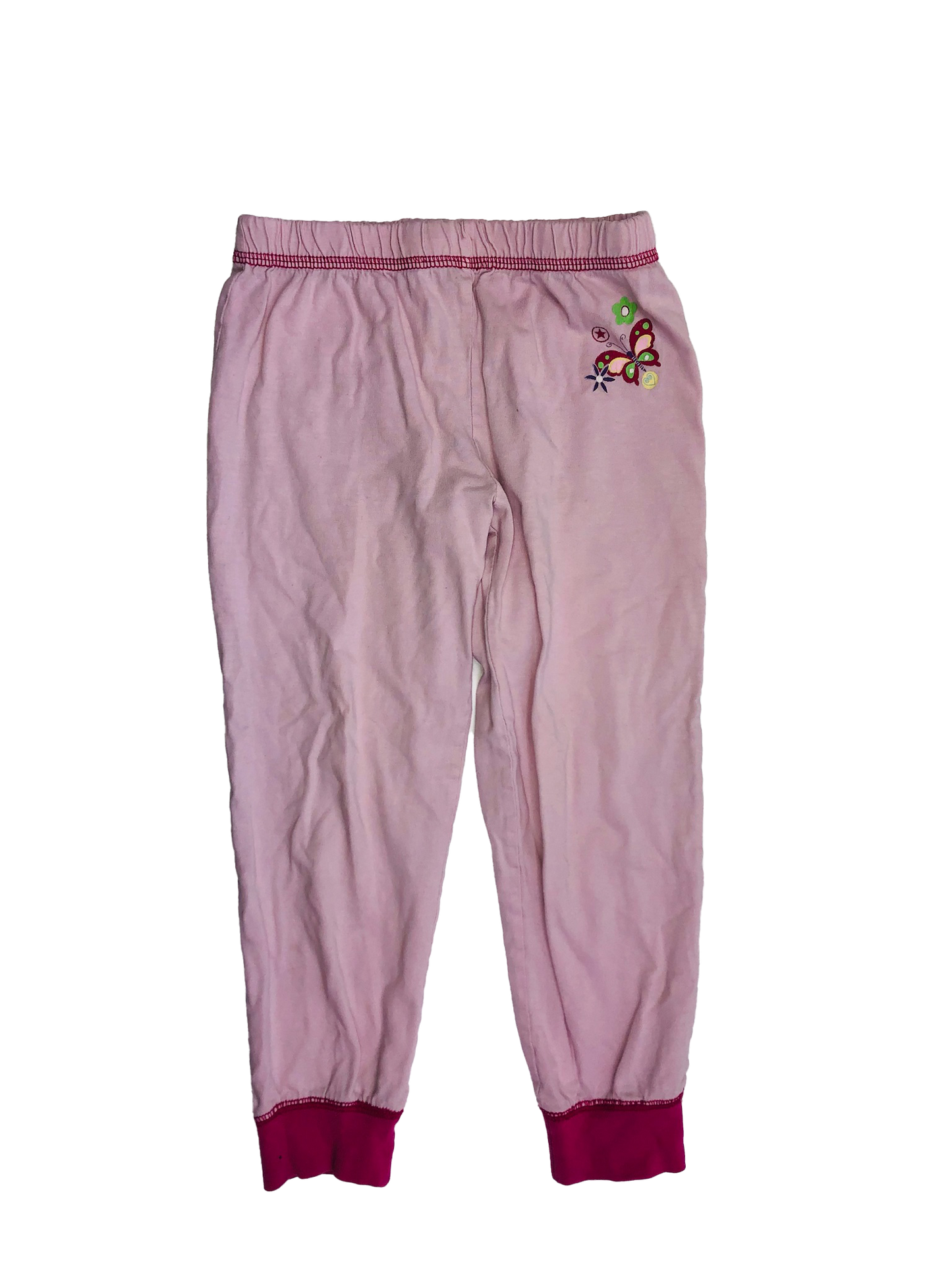 Cherokee Pink PJ Pants with Butterfly 3T