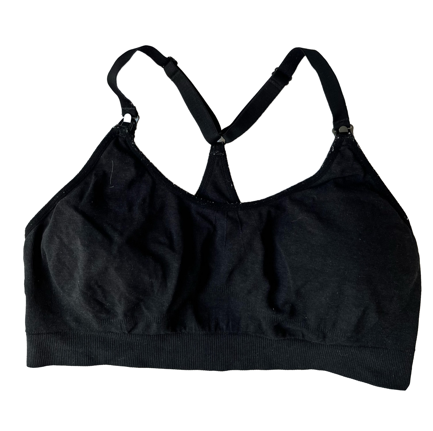 Bamboobies Black Nursing Bra M