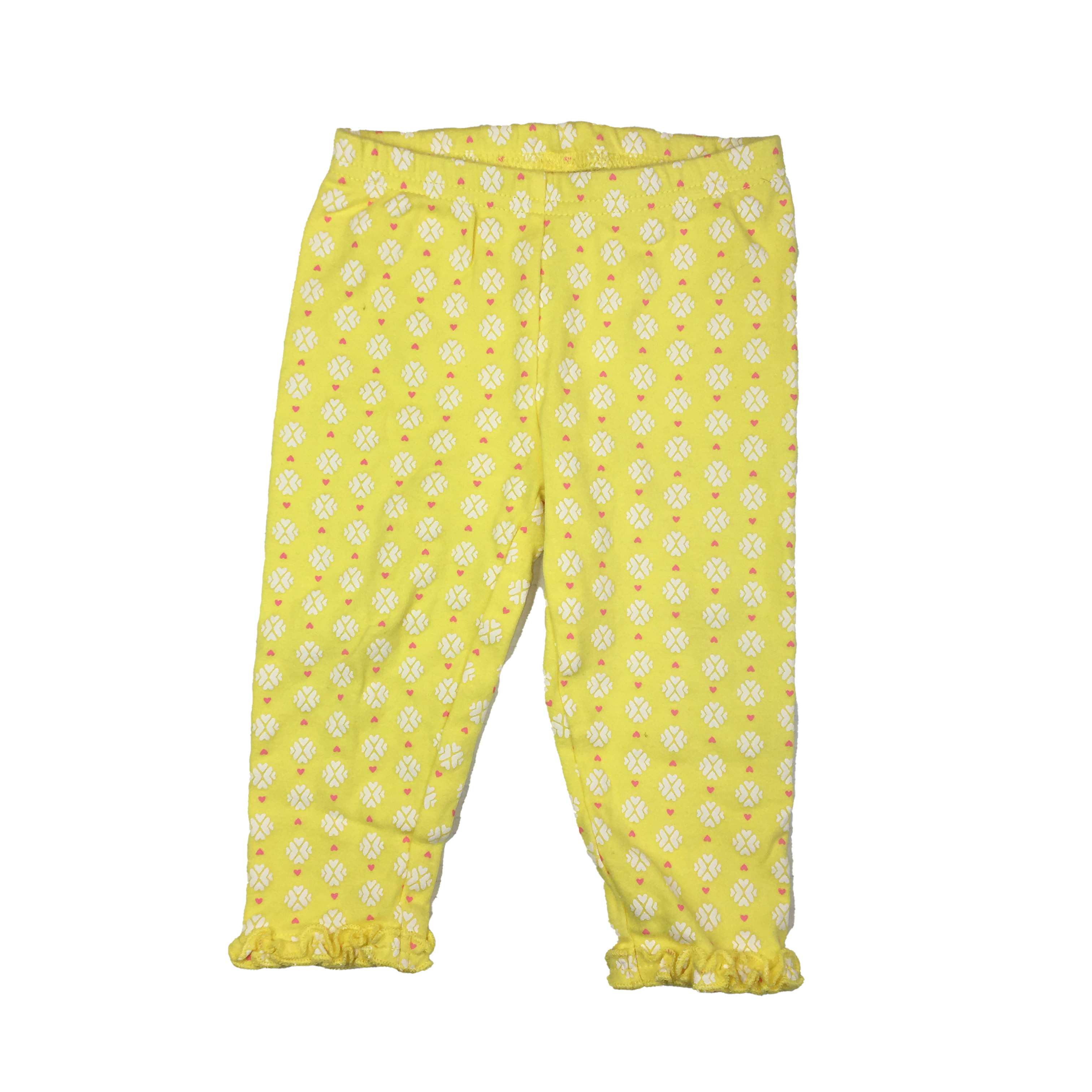 2-pack Leggings - Mustard yellow/powder pink - Kids