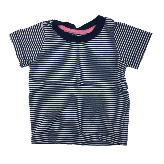 Carter's Navy Stripped T-Shirt 9M