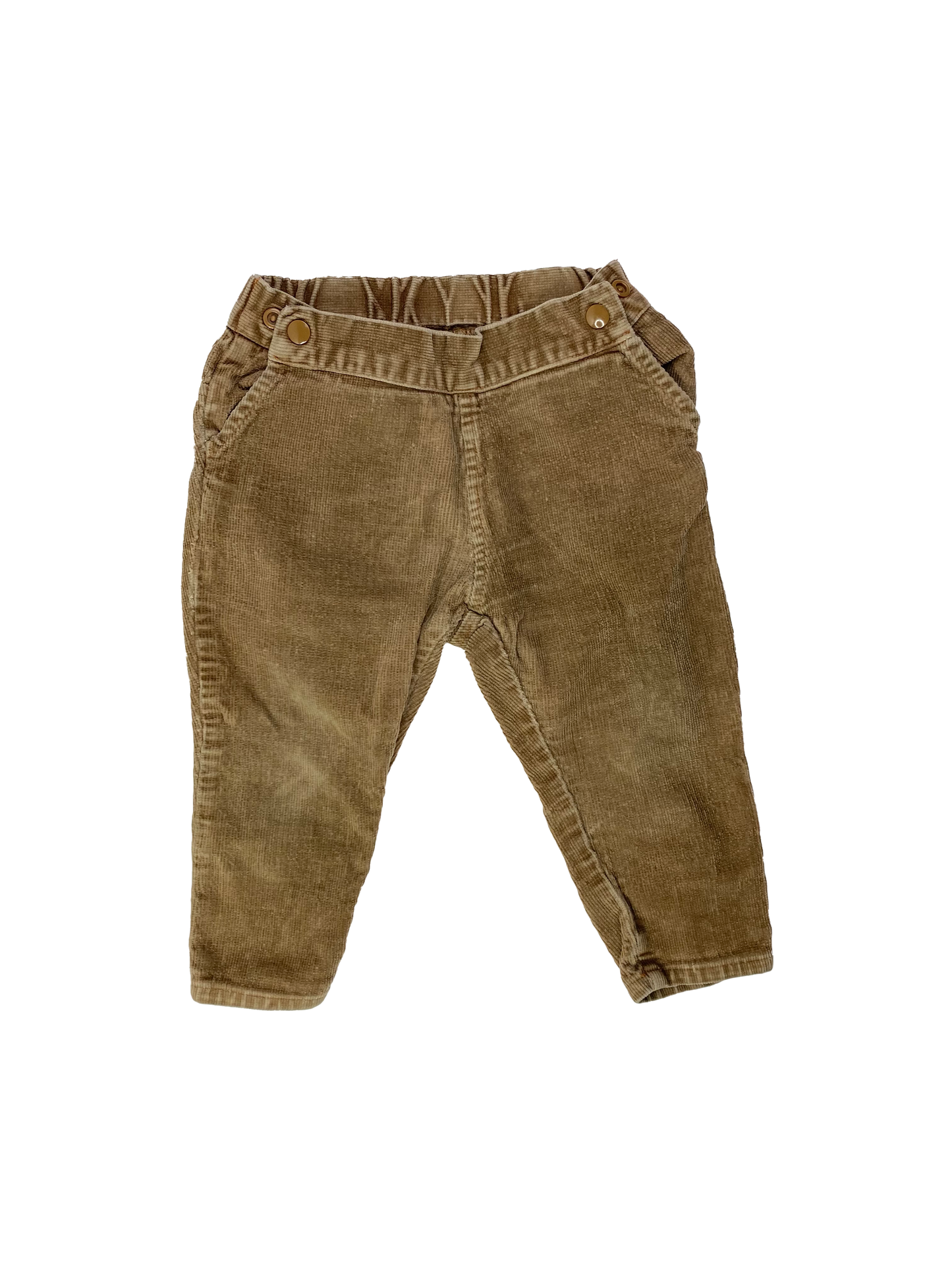 ❗️Small Hole: Tan Corduroy Pants 18-24M