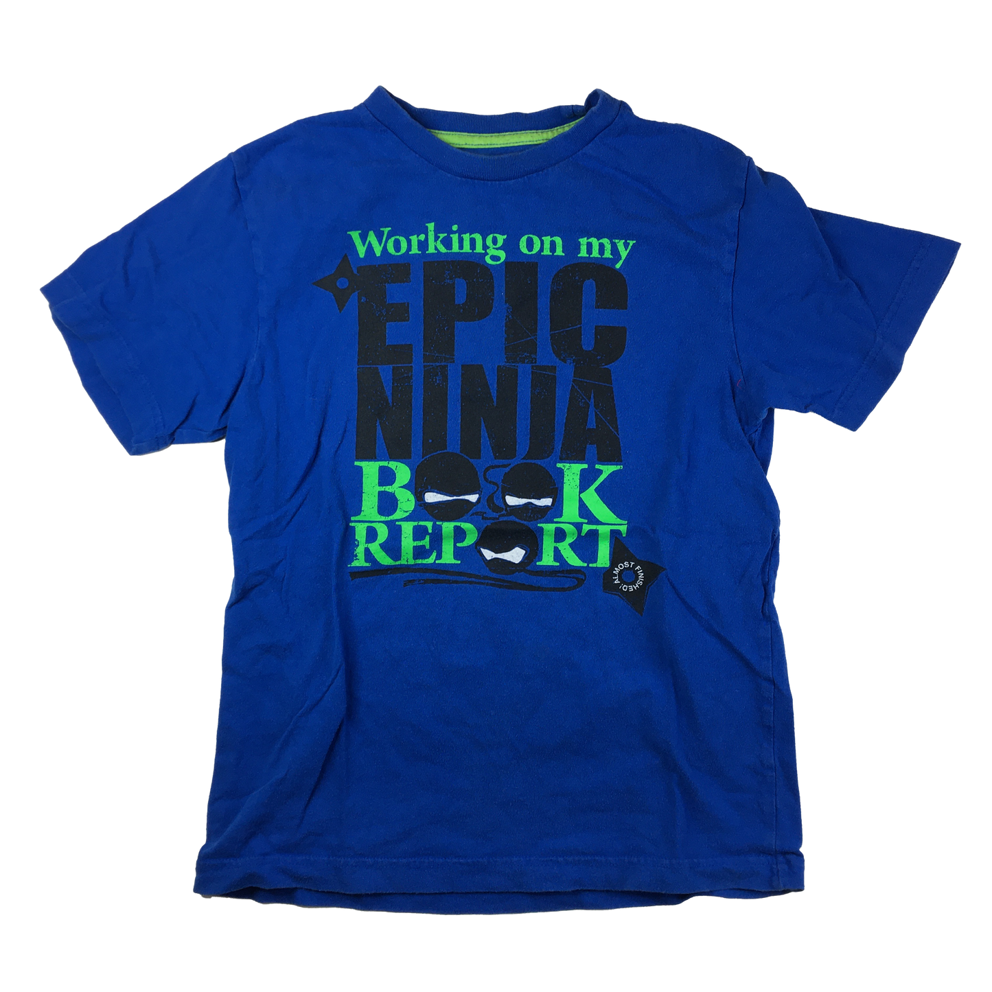 Old Navy Blue T-Shirt "Epic Ninja" 10-12