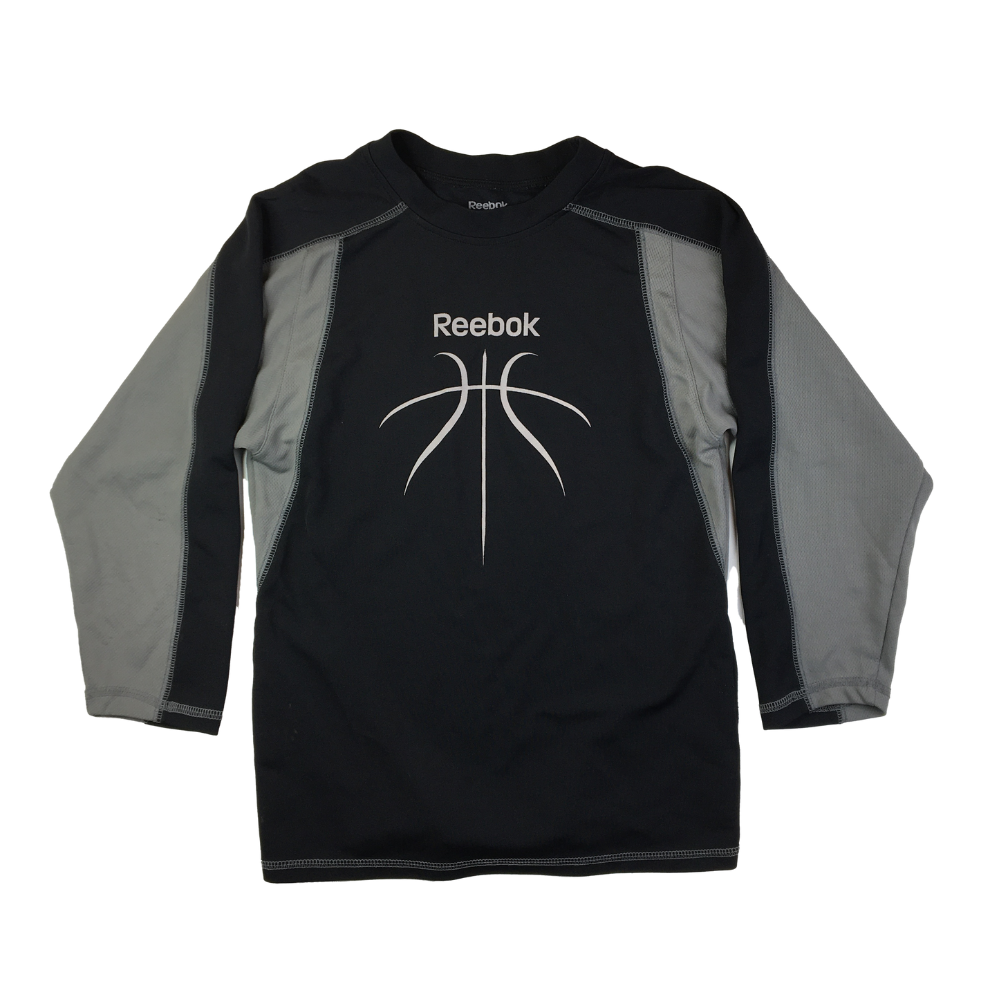 Reebok Black with Grey Sleeves Shirt 7