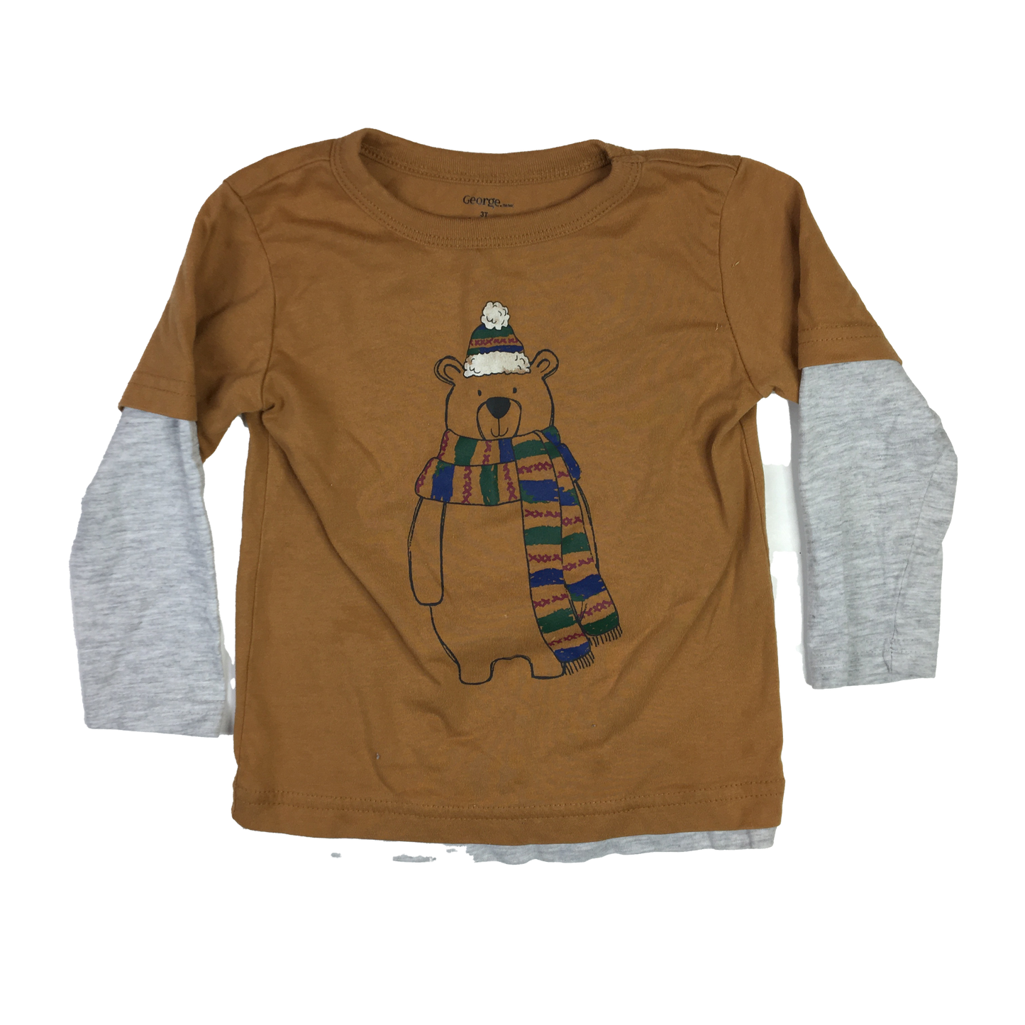 George Gold Long Sleeve Shirt 3T