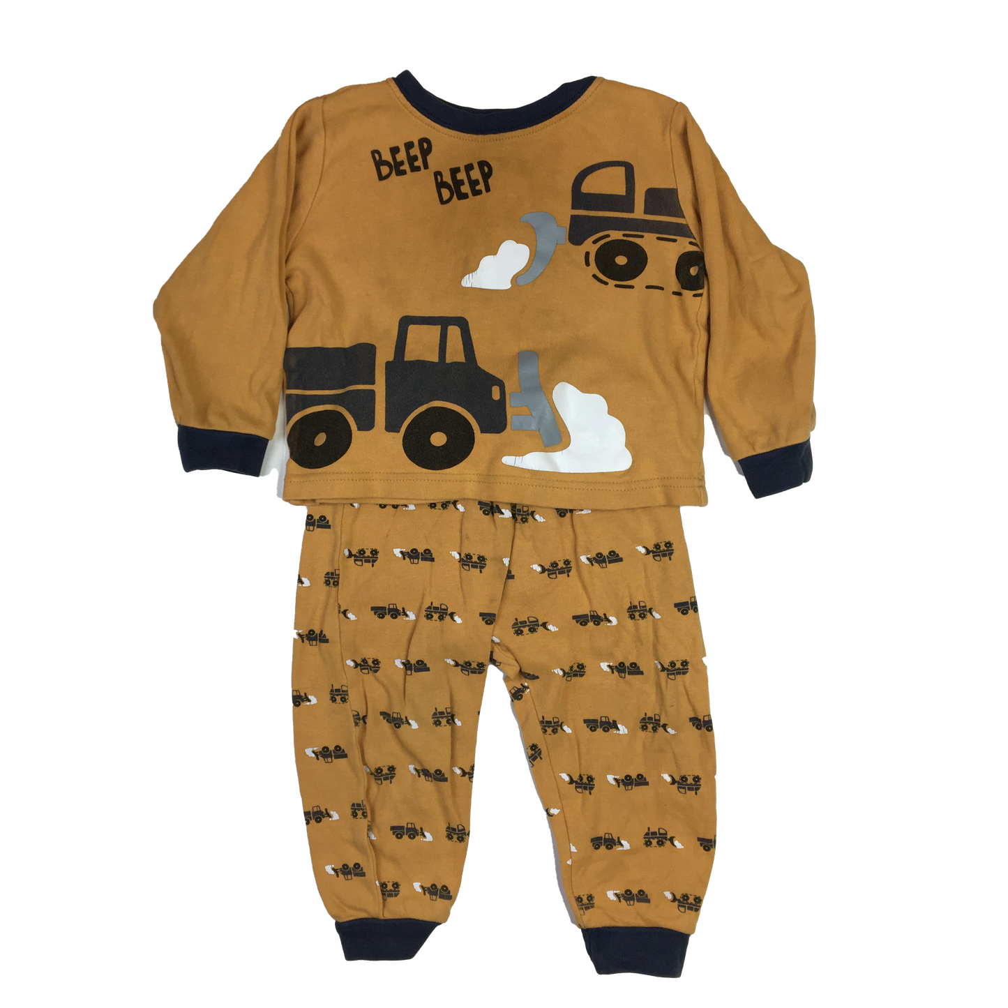 Pekkle Gold 2-Piece Outfit "Beep Beep"12M