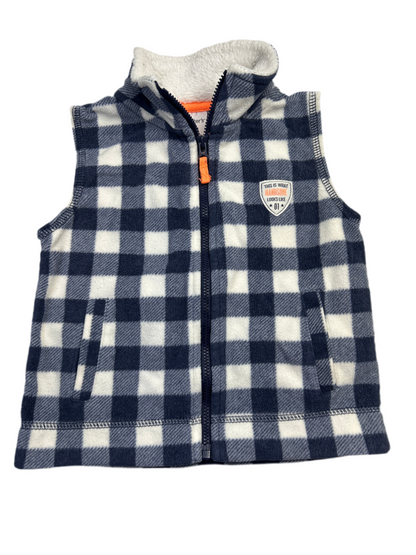Carter’s Blu Checked Vest