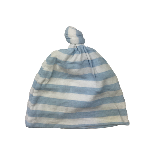 Gerber Blue & White Striped Hat NB