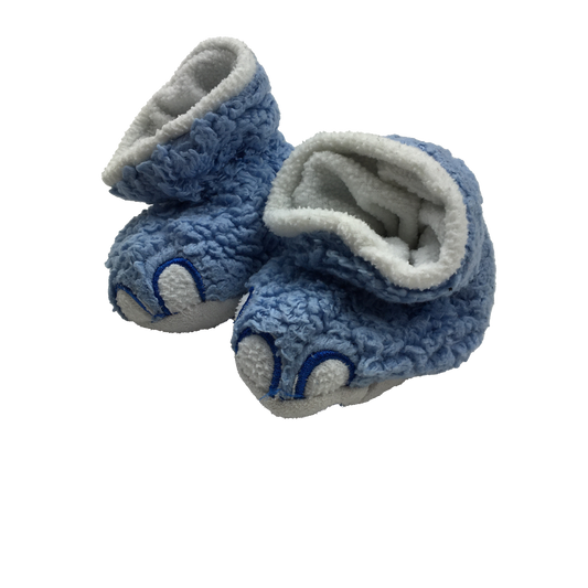 Blue Dinosaur Booties One Size