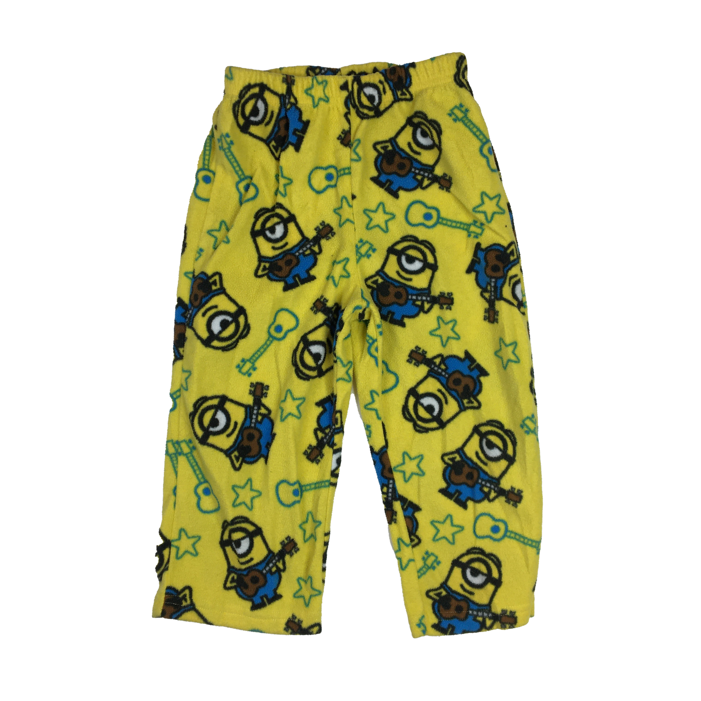 Minions Yellow Fleece PJ Bottoms 3T