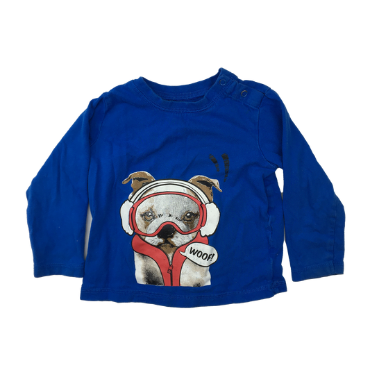 Nevada Blue Long Sleeve with Dog 24M