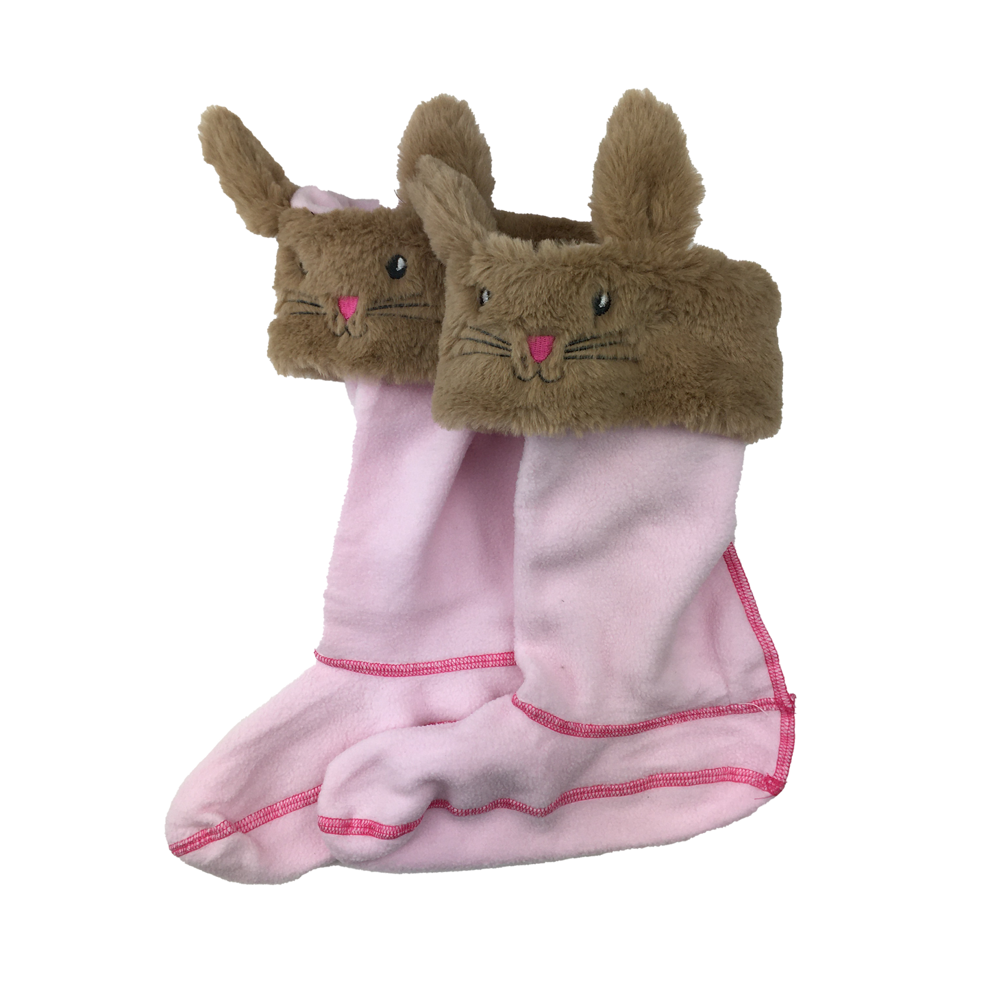 Pink Bunny Slippers 1Y