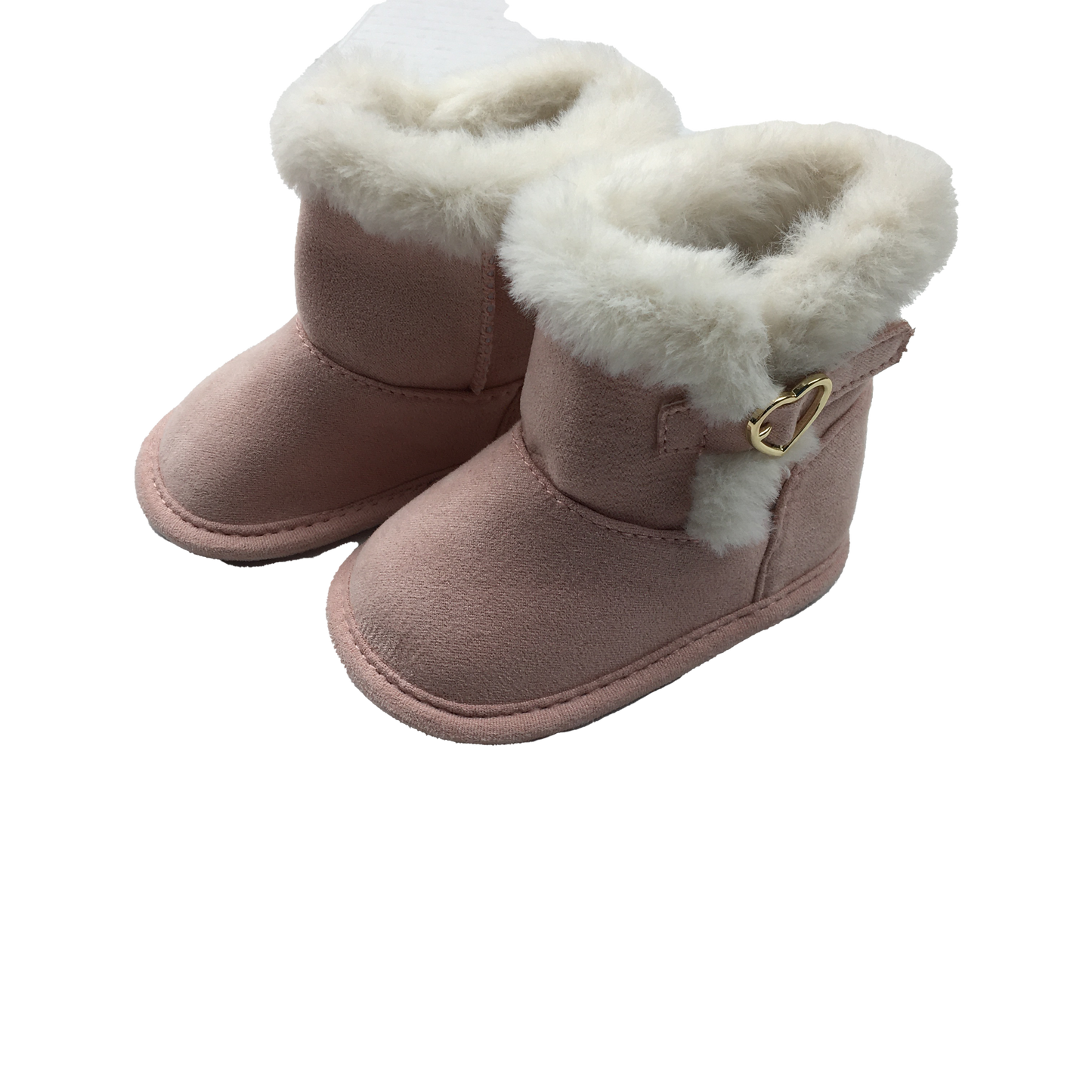 Place Pink Sherpa Lined Boots 0-3M
