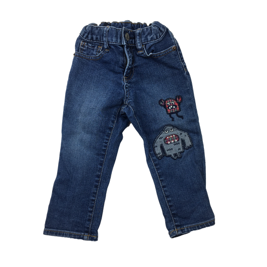 Gap Blue Slim Med Wash Jeans 18-24M