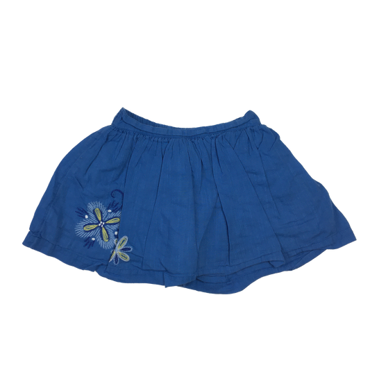 Old Navy Blue Skort with Floral Embroidery 18-24M