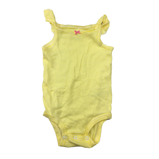 Carter's Yellow Tank Top Onesie 9M
