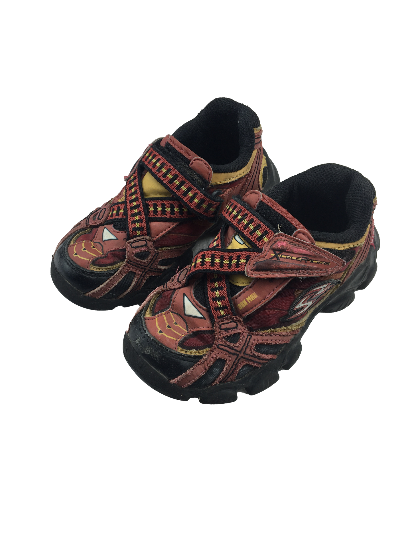 Iron Man Brown Velcro Running Shoes 9