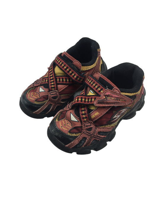 Iron Man Brown Velcro Running Shoes 9