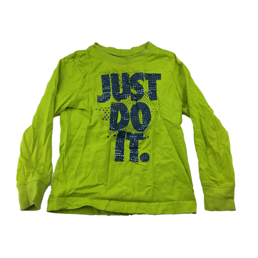 Nike Green Long Sleeve Shirt with "Just Do It" 6