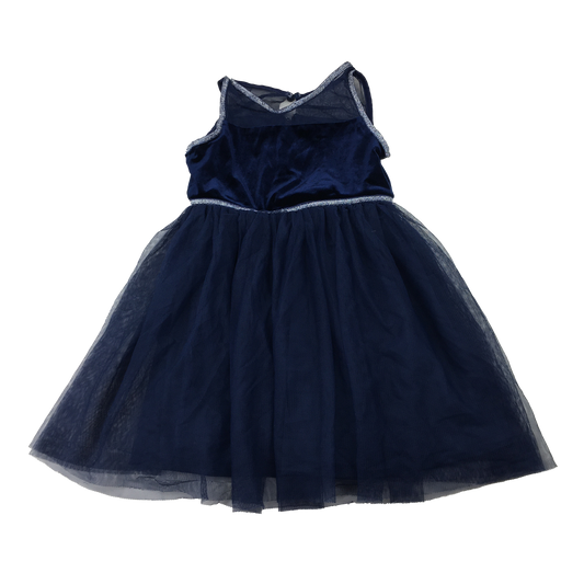 Ava & Yelly Navy Dress with Tulle Skirt 4