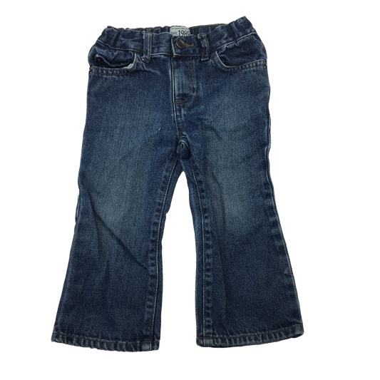 Children's Place Dark Wash Bootcut Jeans 18-24M