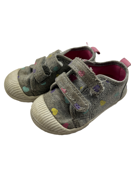 George Grey Velcro Sneakers 6