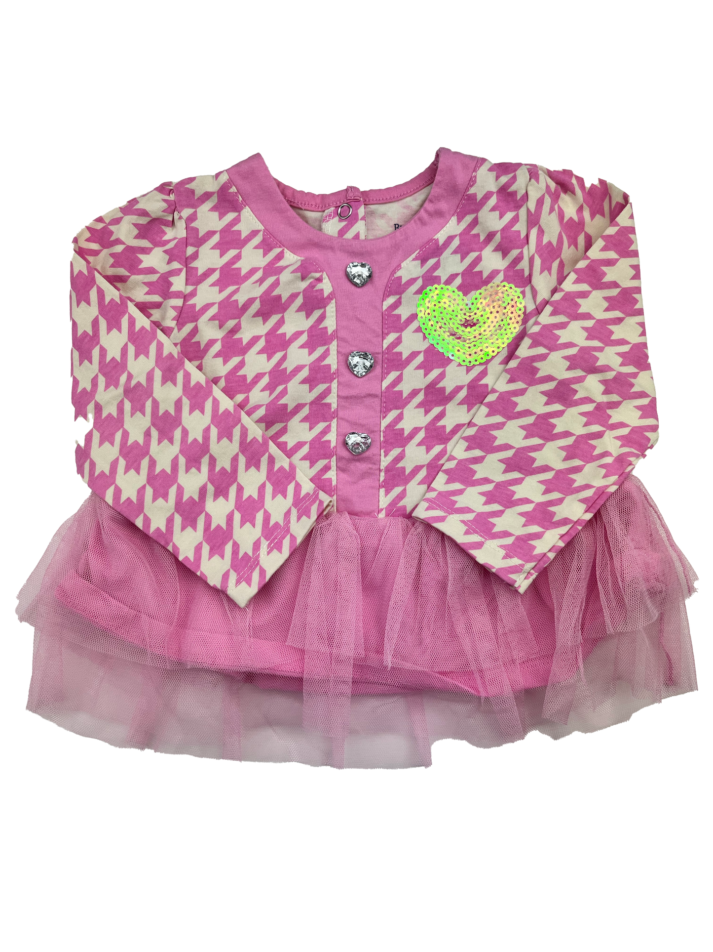 Buster Brown Pink & White Checked Dress 18M