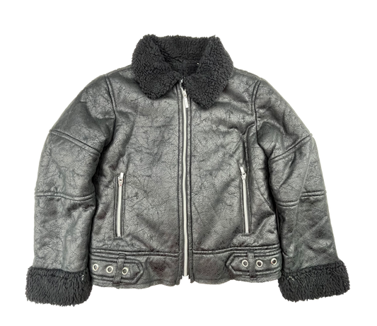 Mayoral Black Sherpa Lined Bomber Jacket 7