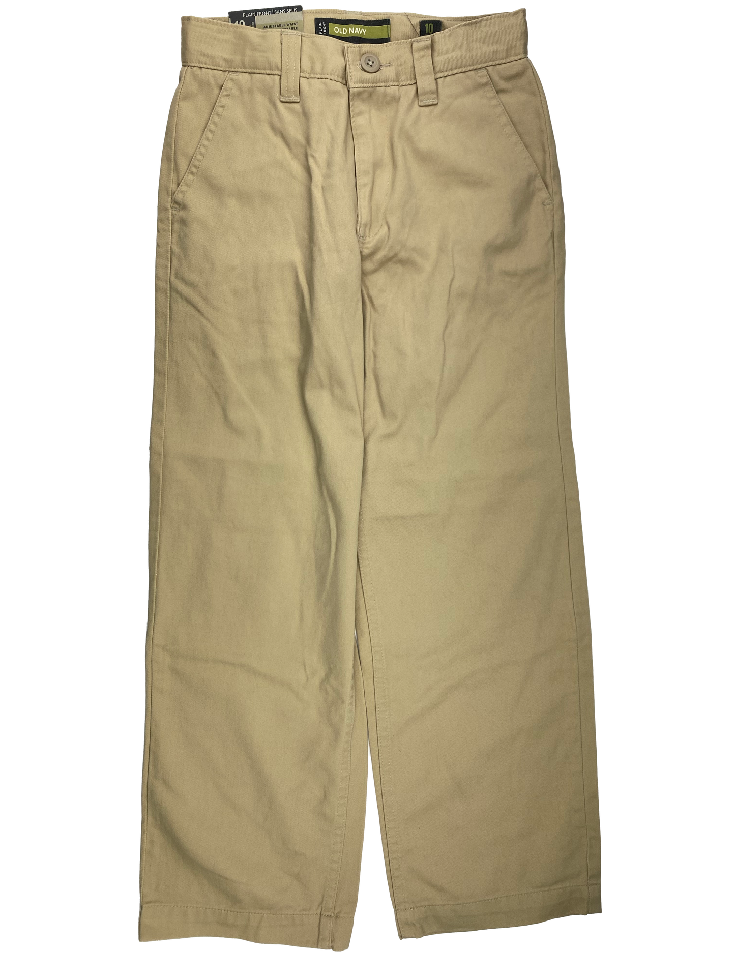 Old Navy Khaki Plain Front Pants 10