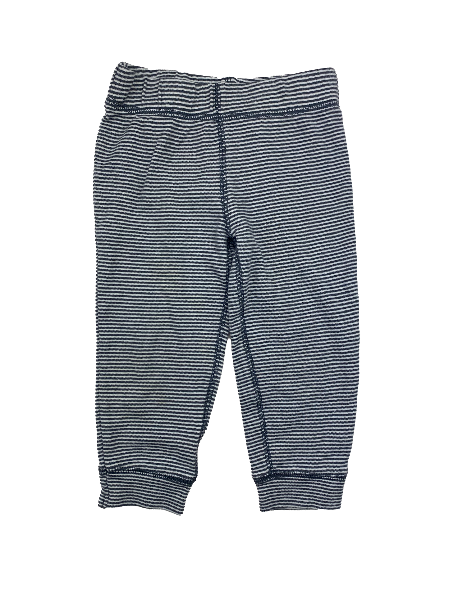 Carter's Grey & White Striped Joggers 18M